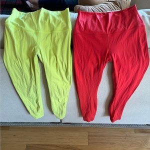 Lululemon size 8 align high rise pants 25 inches. Only worn a few times